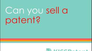 Can you sell a patent?