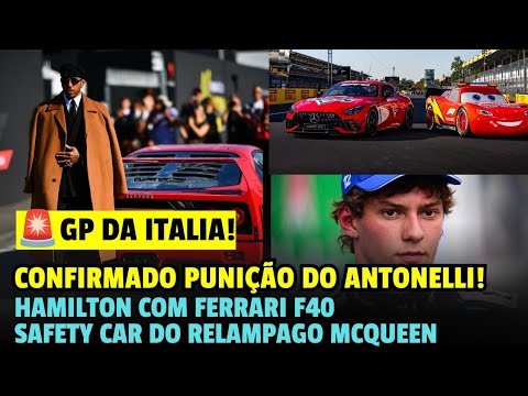 HAMILTON "FARMANDO AURA" ! PUNIÇÃO DO KIMI ANTONELLI | RELÂMPAGO MARQUINHOS | GP DA ITALIA