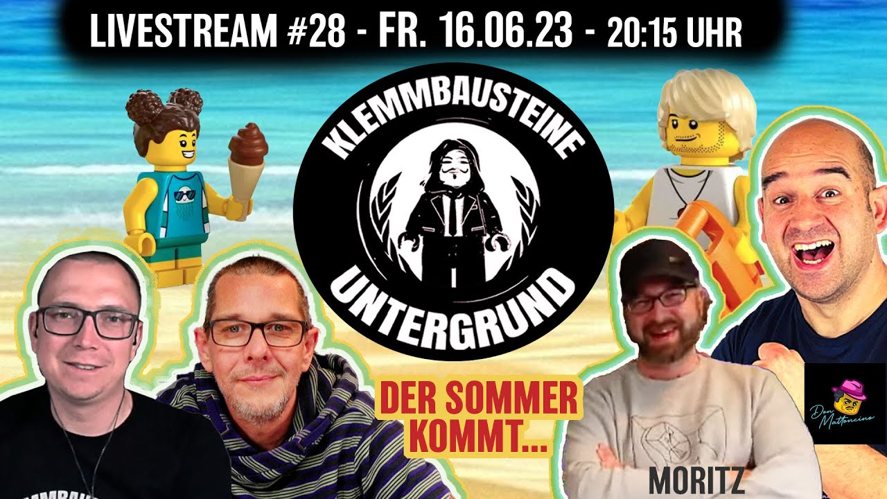 Live: Der Klemmbausteine Untergrund #28 - Wir klemmen uns in die Sommerpause