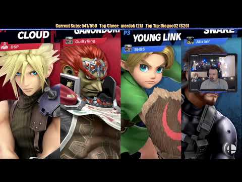 Super Smash Bros. Ultimate First MP Gameplay pt15 - Cloud Limit Breaks the Opponent