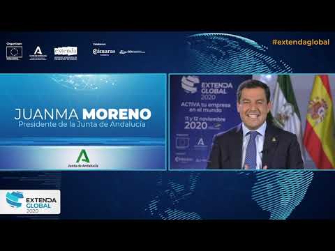 Presidente Junta Andalucía inaugura Extenda Global 2020