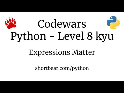 Codewars Python Expressions Matter