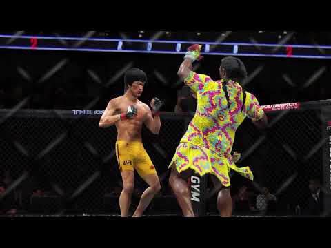 UFC4 Bruce Lee vs Dominique Chinn EA Sports UFC  Super Fight