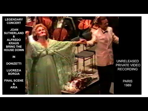 Pvt Video-Sutherland & Kraus bring the house down in Final scene of Lucrezia Borgia-1989