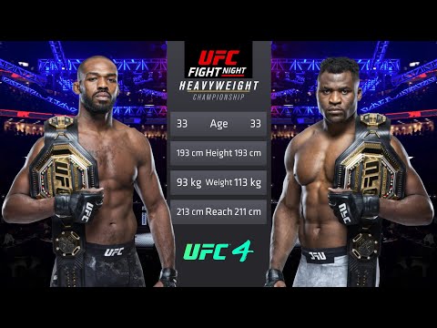 Jon Jones vs Francis Ngannou Full Fight - UFC Fight Of The Night