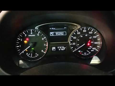 Reset oil light 2014 Nissan Altima