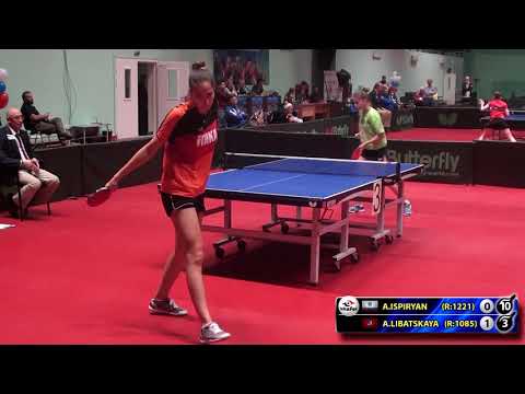 ИСПИРЯН - ЛИБАЦКАЯ  #RUSSIAN CUP-2017 #Championships #tabletennis #настольныйтеннис