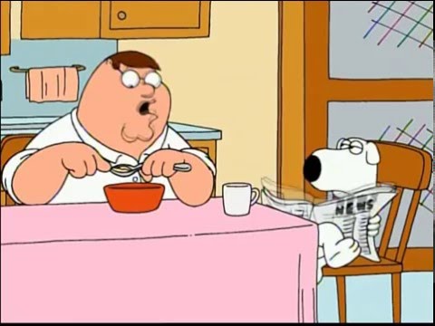 Family Guy - "There's a message in my alphabets"