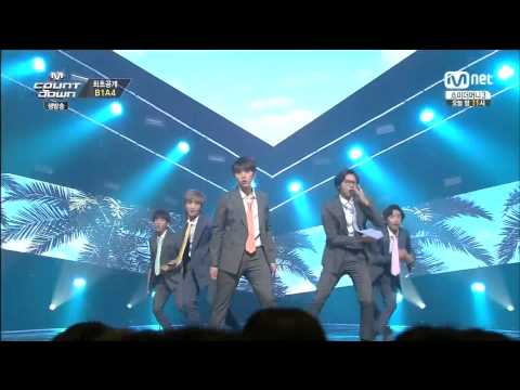 140717 B1A4 - A glass of water +Solo day @ M! Countdown