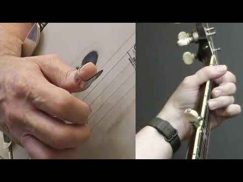 Pretty Polly -- 5-String Bluegrass Banjo Tutorial with Guitar Accompaniment
