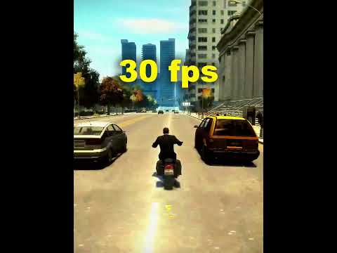 GTA 4 FPS comparison #gta #shorts