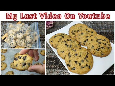Make & Freeze Classic Chocolate Chip Cookies Recipe By Cooking Genius Maryam | My Last Youtube Video