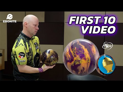 Ebonite Fireball Purple/Gold | First 10 w/ Tommy Jones