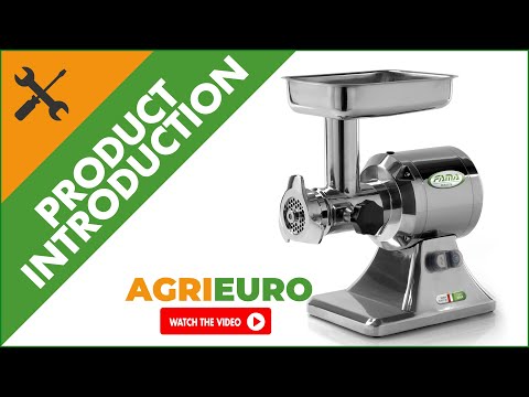 FAMA TS12 Electric Meat Mincer - Stainless Steel Removable Grinding Unit - Product Introduction