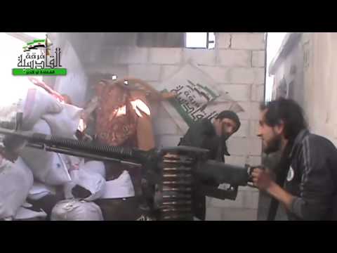 استهداف قوات النظام أثناء اقتحام اللواء 82 في محافظة درعا من قبل فرقة القادسية