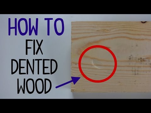 How to Fix Dented Wood Video