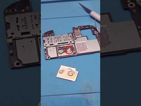 Reparo em placa de celular
