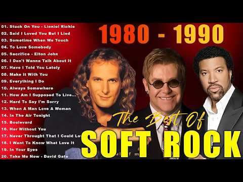 Lionel Richie, Bee Gees, Michael Bolton,Phil Collins,Eric Clapton | Soft Rock 70s 80s 90s Love Songs