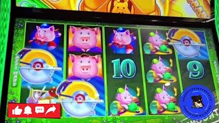 Our Biggest win yet Huff and Puff Slot Machine