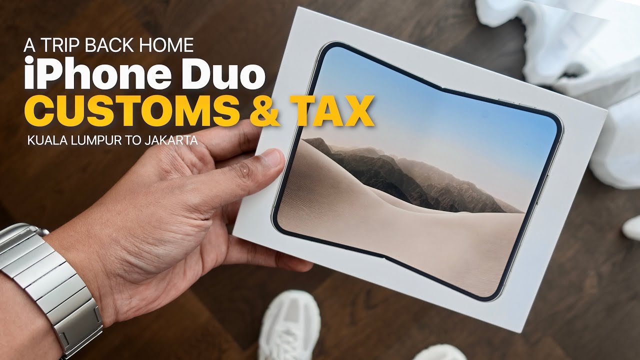 Pulang Wajib Bayar Pajak iPhone Duo 10Juta?!🙂 Vlog Bea Masuk Bawa iPhone Duo ke Indonesia! 