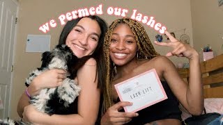 We Tried A Lash Lift Kit At Home!! (vlog)