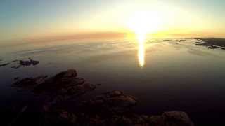 preview picture of video 'Sunset flying over Turøy (FPV)'