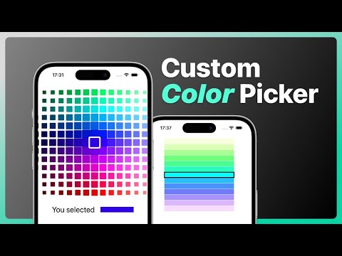 How to Make a Color Picker with ScrollView, Scroll Position and Visual Effects - SwiftUI  iOS 17 thumbnail