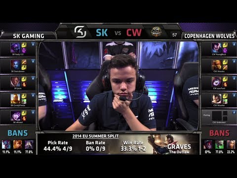 SK Gaming vs Copenhagen Wolves | S4 EU LCS Summer split 2014 SuperWeek 1 Day 2 | SK vs CW W1D2 G4