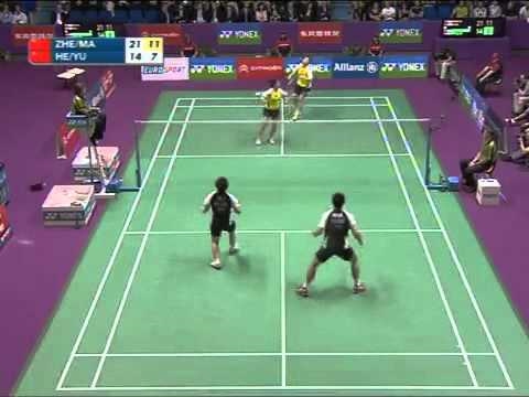 [World Championship 2010 XD FINAL] Zheng Bo/Ma Jin vs He Han Bin/Yu Yang 9/11