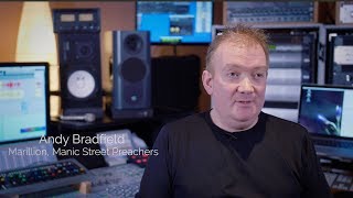 Video thumbnail for Producer/Mixer Andy Bradfield Talks About Kii Audio Three Studio Monitors by Kii Audio