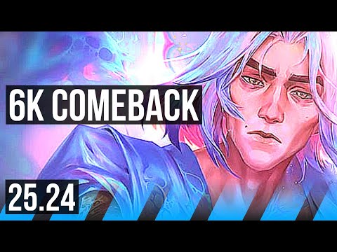 VIKTOR vs YASUO (MID) | 6k comeback | EUW Master | 25.24