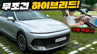 신형 그랜저 하이브리드 실제로 타봤는데...기존 차주들이 화낼만 하네 유튜브 썸네일