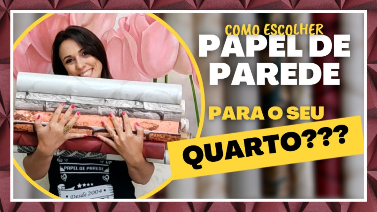 Como escolher papel de parede para quarto, saiba qual o ideal para o seu quarto! Arrase na decoração