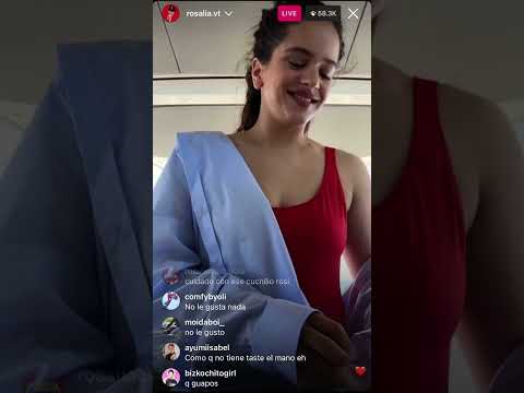 Rosalia with Rauw Alejandro Boat IG Live 5.16.23
