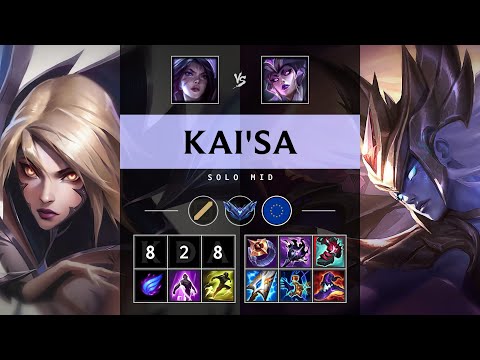 Kai'Sa Mid vs Syndra - EUW Diamond Patch 25.10
