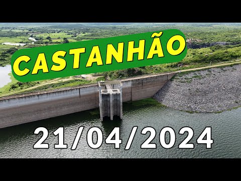 ESPETACULAR Açude Castanhão Dados Atualizados Hoje 21/04/2024 Alto Santo - Jaguaribara Ceará
