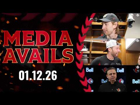 Jake Sanderson, James Reimer, Travis Green Media Availability