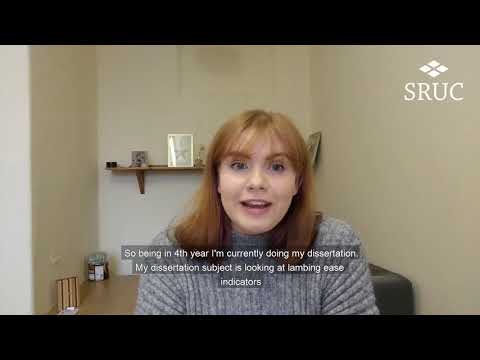 SRUC Edinburgh Applied Animal Science student Elise Wyld explains more about the course