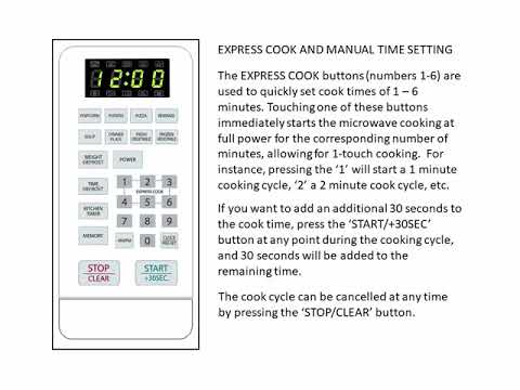 How To Set the Clock and Cook Times for Magic Chef MCM and HMM Series Microwaves
