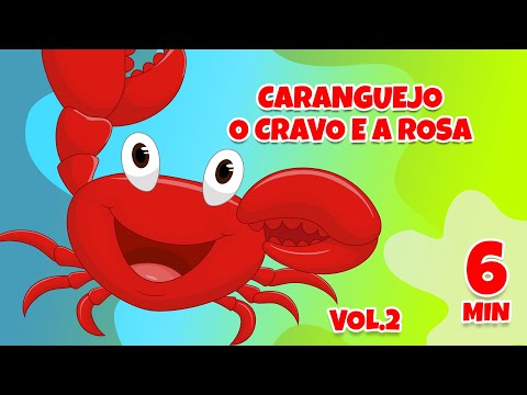 Caranguejo o cravo e a rosa Vol.2 - Giramille 6 min | Desenho Animado Musical