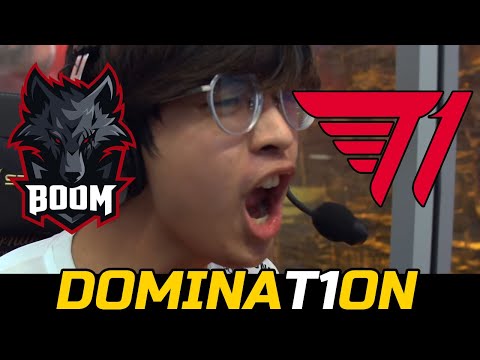 100% DOMINAT1ON - T1 VS BOOM GAME 2 DPC SEA 2022