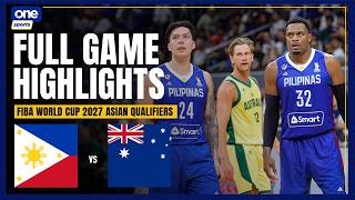 PHILIPPINES vs. AUSTRALIA | FULL GAME HIGHLIGHTS | FIBA WORLD CUP 2027 ASIAN QUALIFIERS | MARCH 1