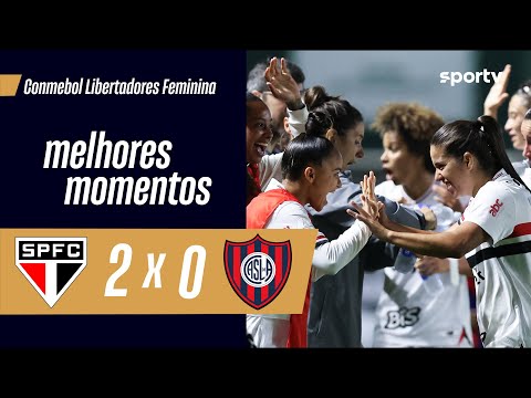 Gols e lances de São Paulo x San Lorenzo