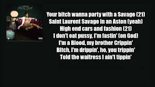 Cardi B – Bartier Cardi Ft. 21 Savage (Official Lyrics)