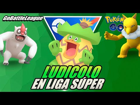 LUDICOLO EN LIGA SUPER 1500 - GO BATTLE LEAGUE - SIN LEGENDARIOS - Pokémon Go PvP