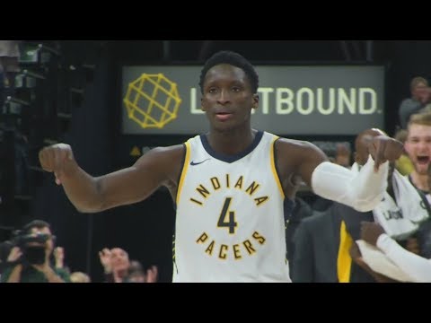 Victor Oladipo Game Winner vs Bulls! 27 Points! Bulls vs Pacers 2017-18 Season