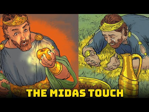 King Midas And The Golden Touch (The Curse of Greed) - Animated version - Greek Mythology