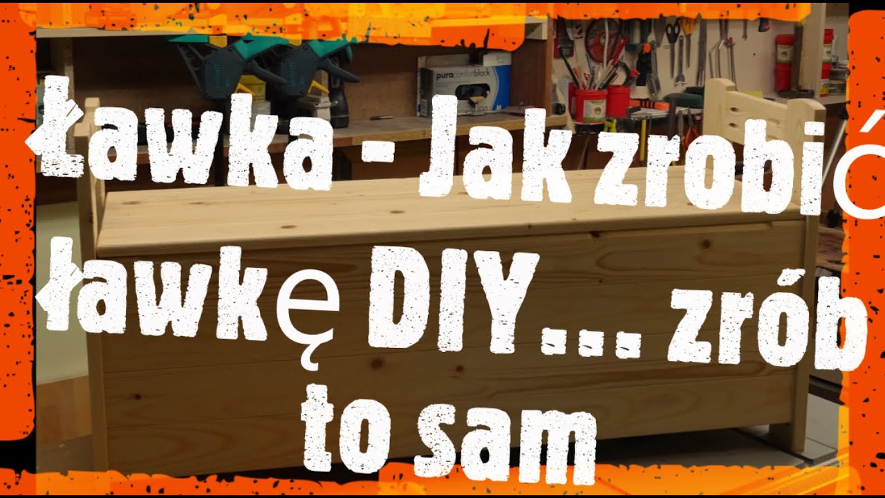 Jak zrobić Tanią ławkę ogrodową ze skrzynią