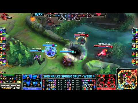 NA LCS Spring 2015 Highlights : Winterfox vs Team Impulse (W4D1)