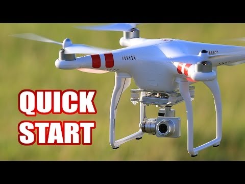 comment demarrer le dji phantom